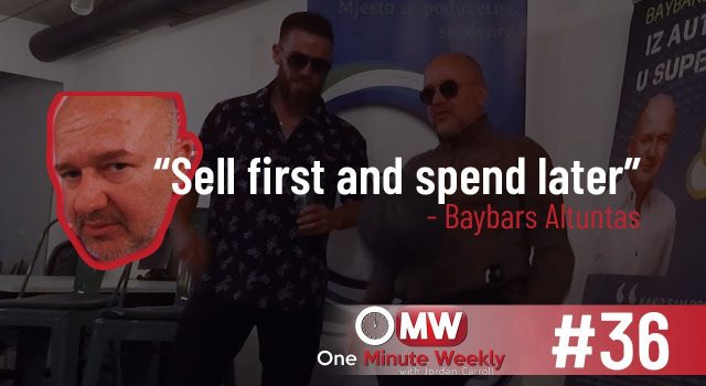 How to Leverage Unused Capacity to Sell First and Buy Later: Baybars Altuntas